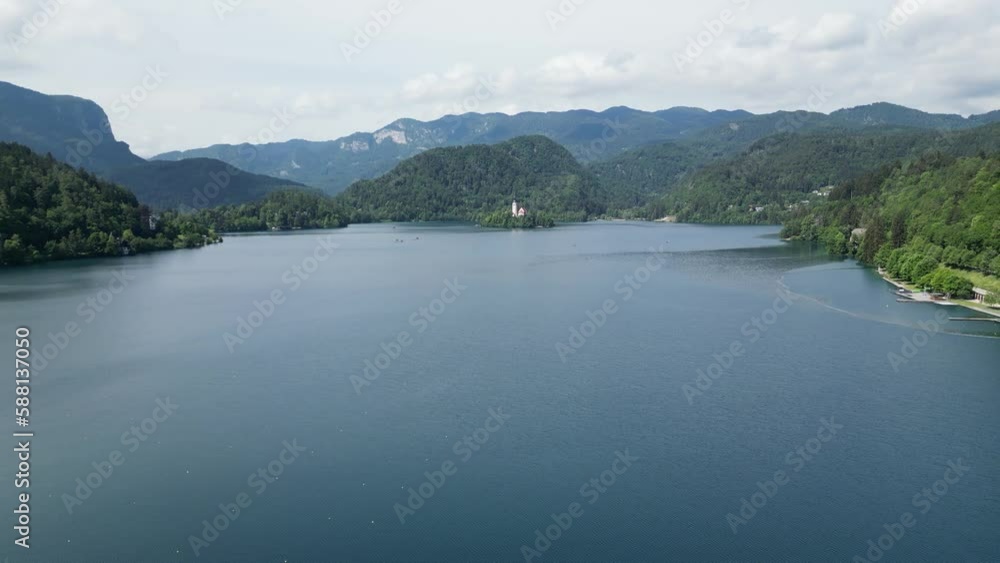 Bled Castle is a medieval castle located at the top a cliff, above the city of Bled in Slovenia Bled Castle is a medieval castle located at the top a cliff, above the city of Bled in Slovenia