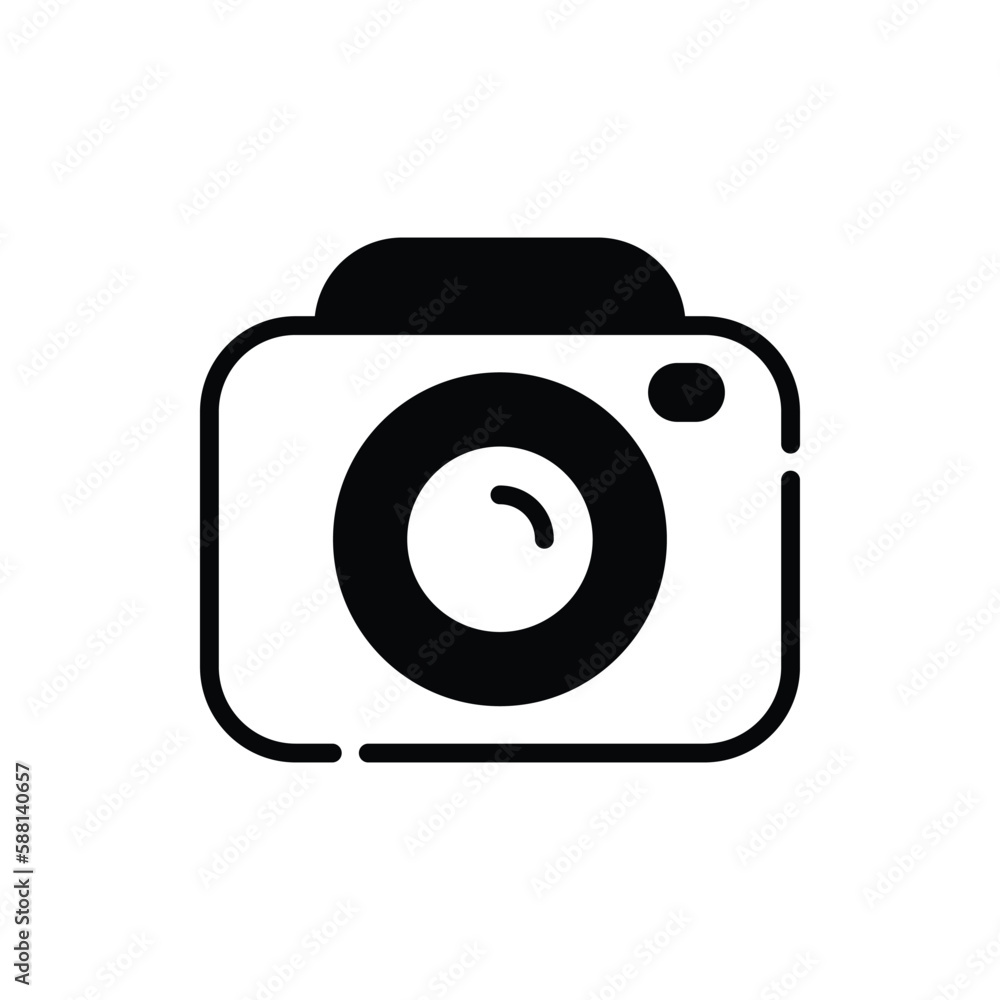 Camera icon. Suitable for Web Page, Mobile App, UI, UX and GUI design