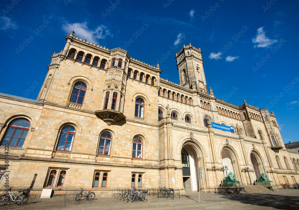 Hannover, Germany - October 16, 2022. State university located in the city of Hannover, founded in 1831.