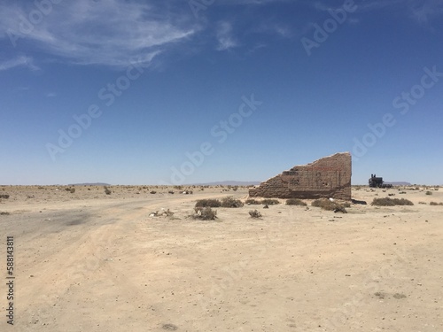 ancient ruins in the desert