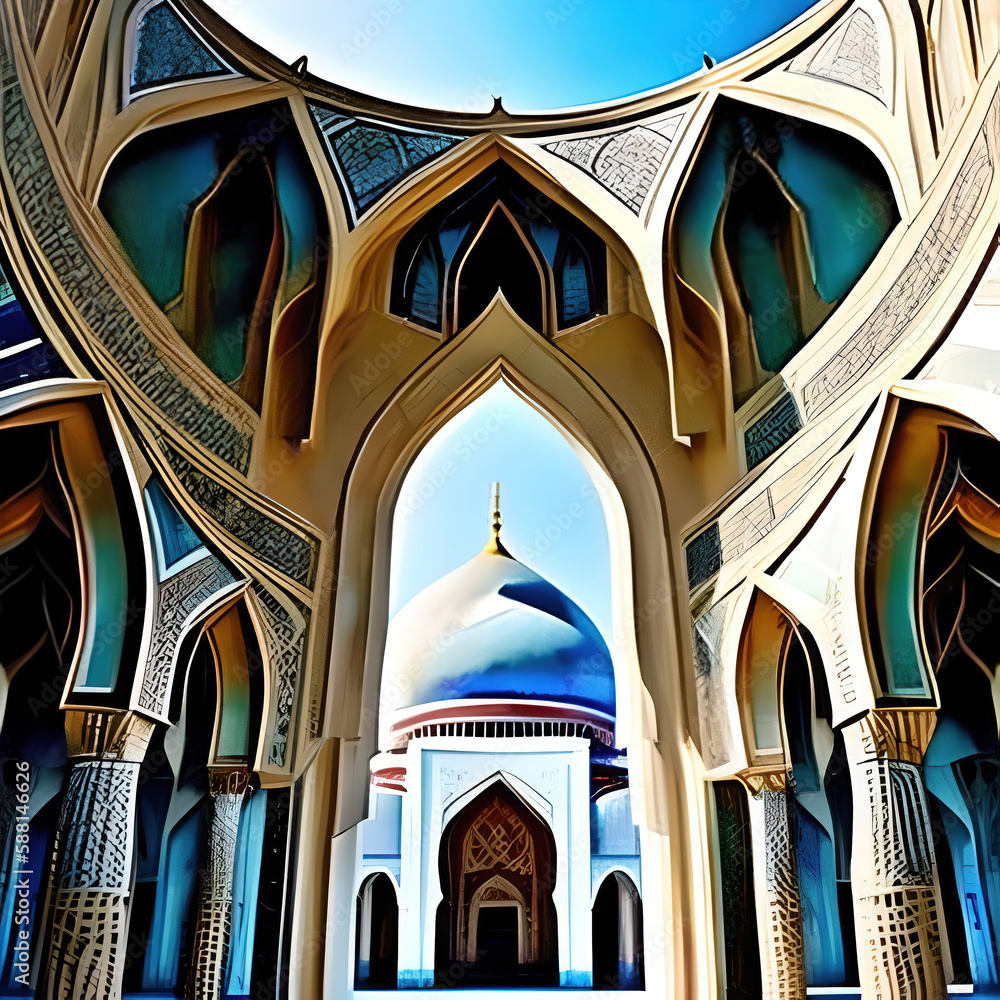 Mosques of Arab countries And Islamic - Created with Generative AI Technology