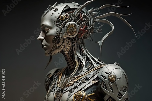 Automaton Infused With Human Qualities  The Wonder of Cyborgs Generative AI