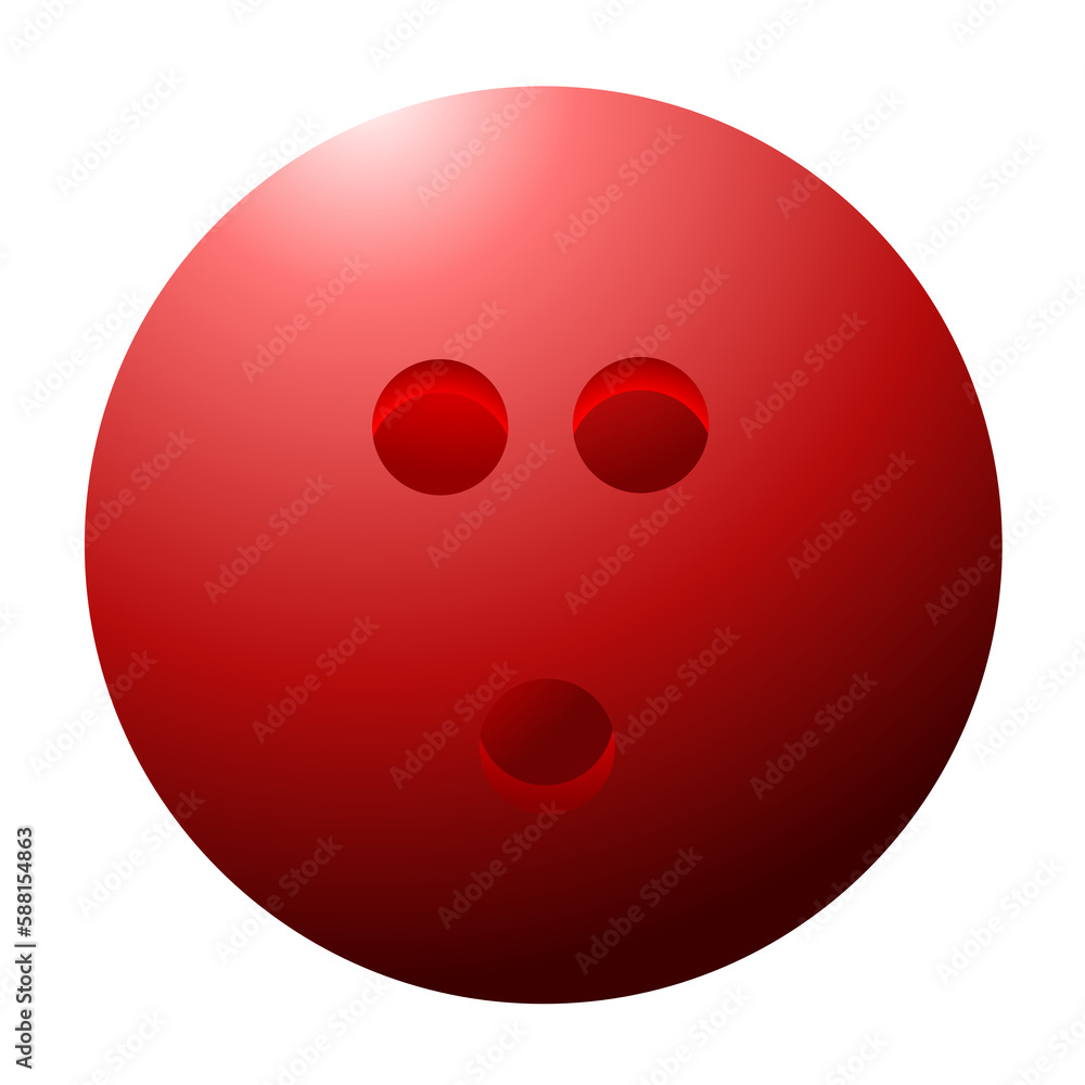 Obraz premium bowling ball illustration
