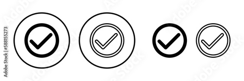 check icon vector. check mark icon. check list button icon.