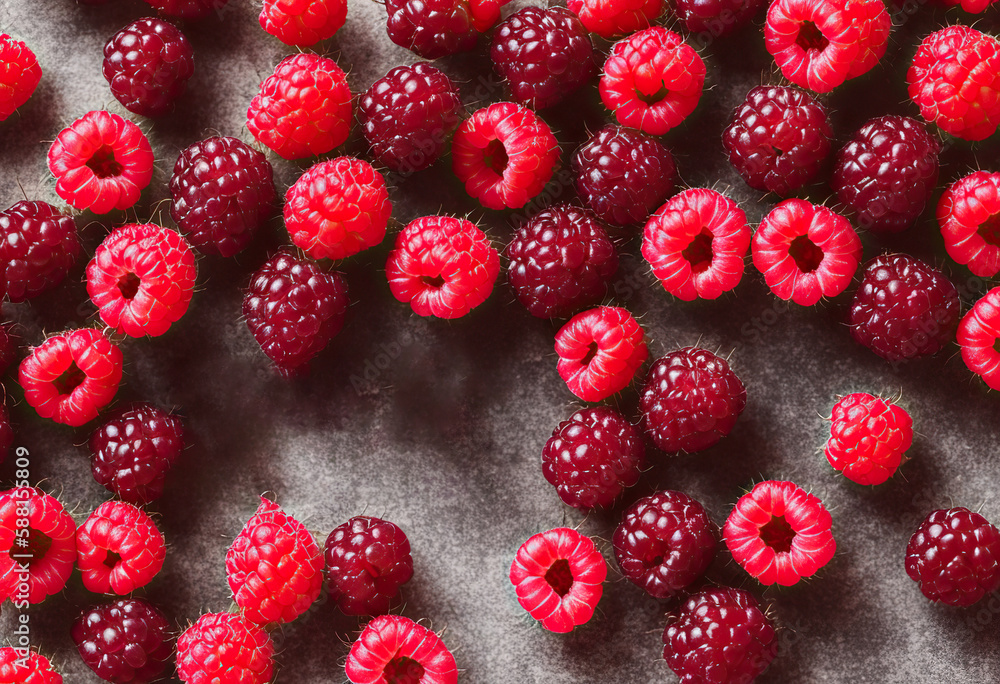 A taste of summer - fresh ripe raspberries as a background A taste of summer - fresh ripe raspberries as a background