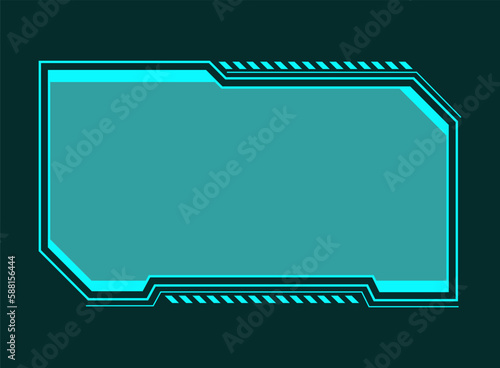 Live Streaming Overlay Digital Virtual Technology Visual Graphic Background