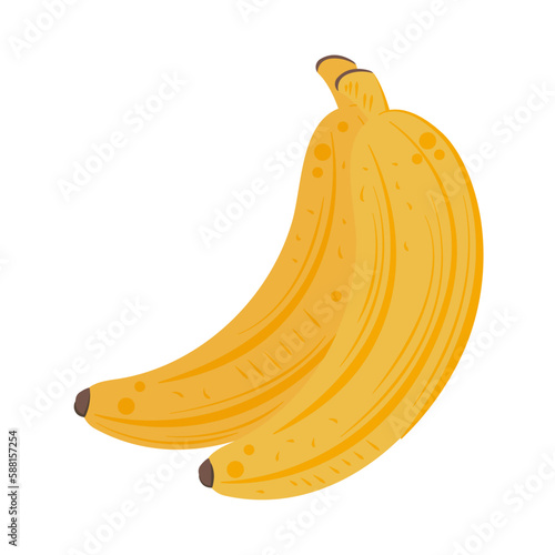 Sweet ripe banana snack