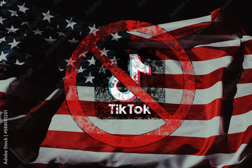 Tik Tok banned Stock Photo Adobe Stock