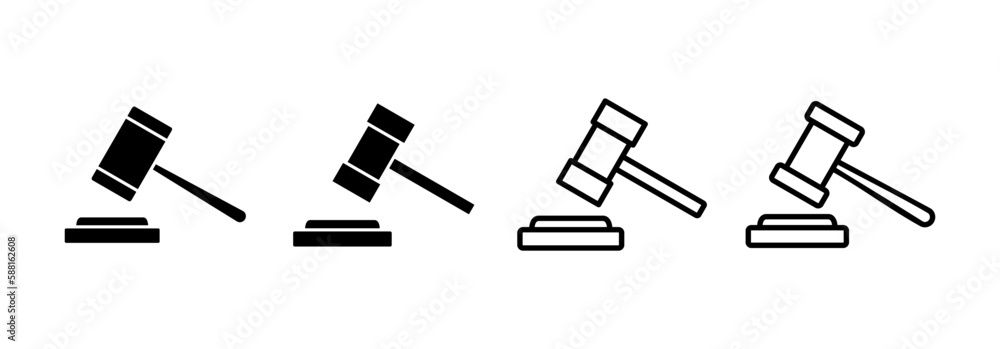 Gavel icon vector for web and mobile app. judge gavel sign and symbol. law icon. auction hammer Gavel icon vector for web and mobile app. judge gavel sign and symbol. law icon. auction hammer