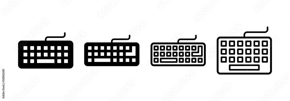 Keyboard icon vector for web and mobile app. keyboard sign and symbol Keyboard icon vector for web and mobile app. keyboard sign and symbol