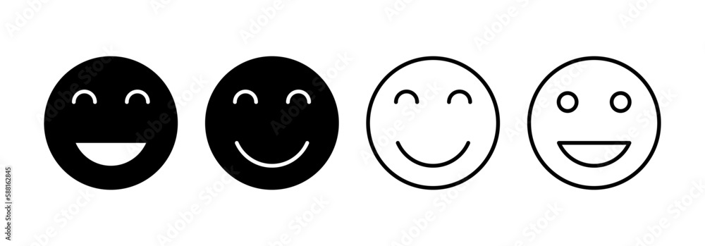 smile icon vector for web and mobile app. smile emoticon icon. feedback sign and symbol smile icon vector for web and mobile app. smile emoticon icon. feedback sign and symbol