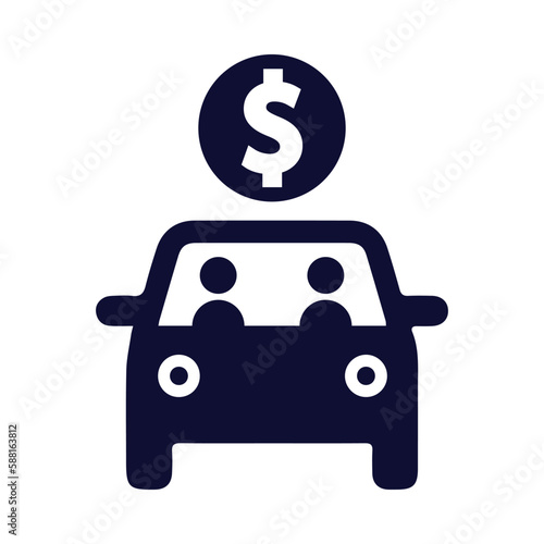 car, sale, dollar, money, Auto car sale icon
