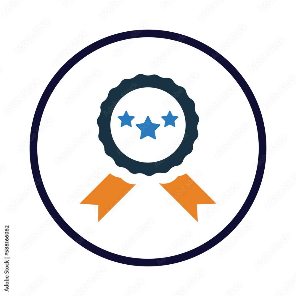 star badge, badge, ribbon, star ribbon badge icon star badge, badge, ribbon, star ribbon badge icon