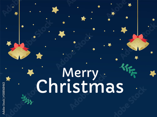 Christmas banner background newyear background for edit blue background Vector