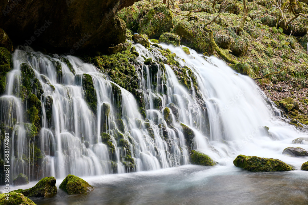 Obraz premium 元滝伏流水