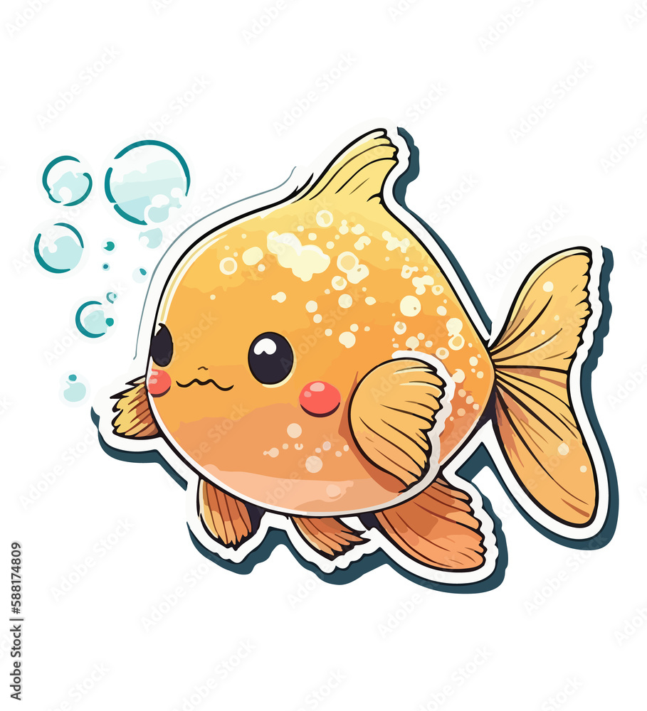 Underwater Magic: Add a Touch of Aquatic Elegance with this Beautiful Goldfish Underwater Magic: Add a Touch of Aquatic Elegance with this Beautiful Goldfish