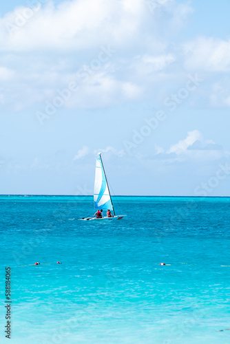 sailing at the resort