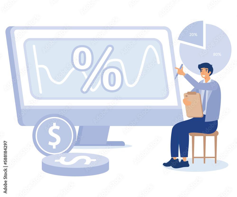 Professional help  concept,  Accounting, licensing contract, consulting firm, tax advisor, audit service, expert advice, software copyright, flat vector modern illustration