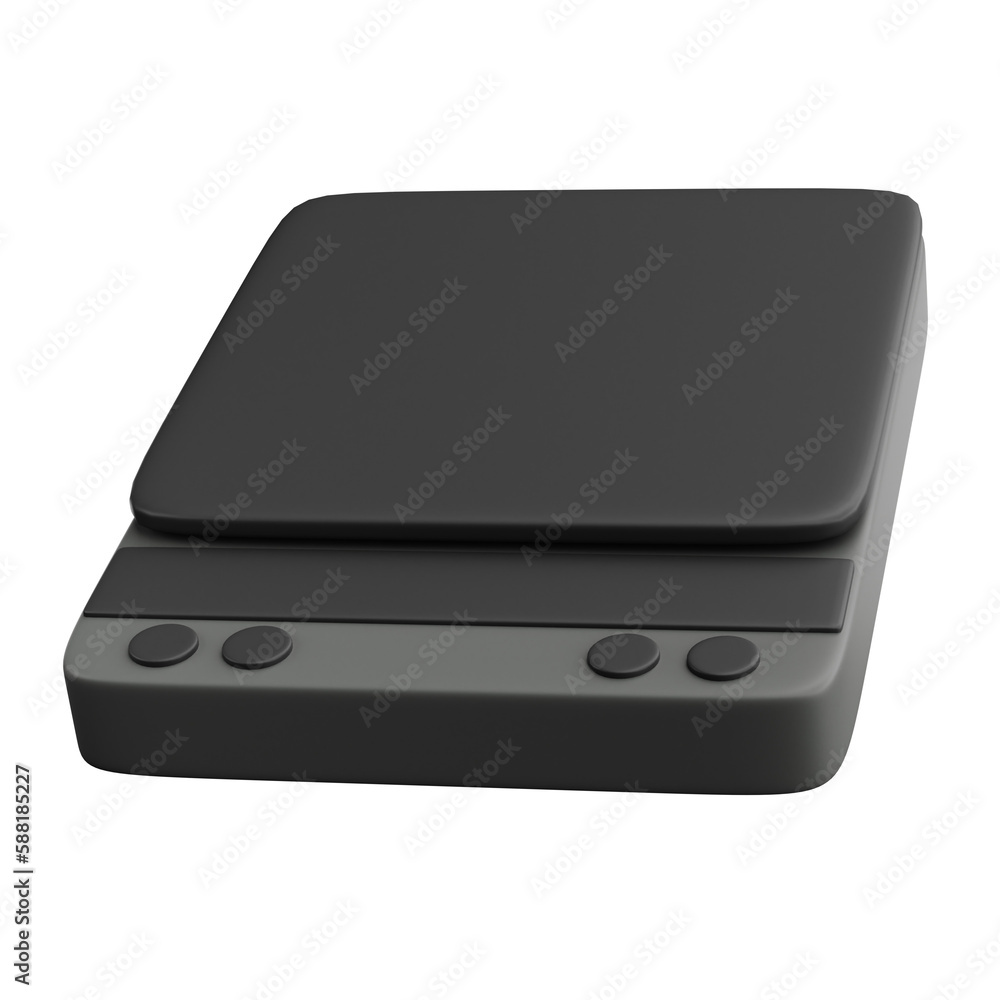 Coffee Weighing Scale 3d illustration Coffee Weighing Scale 3d illustration