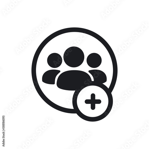Addition of people icon