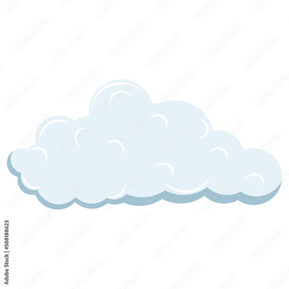 cute cloud shape illustration cute cloud shape illustration