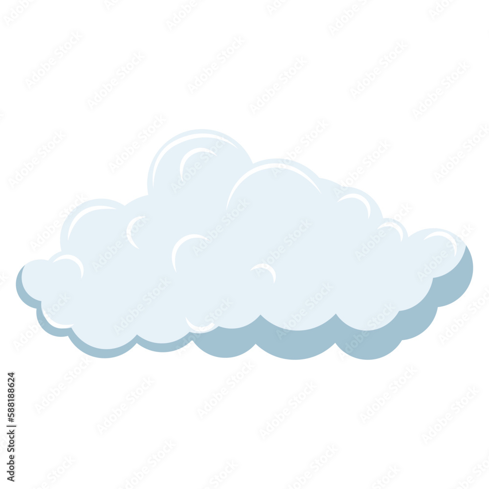 cute cloud shape illustration cute cloud shape illustration