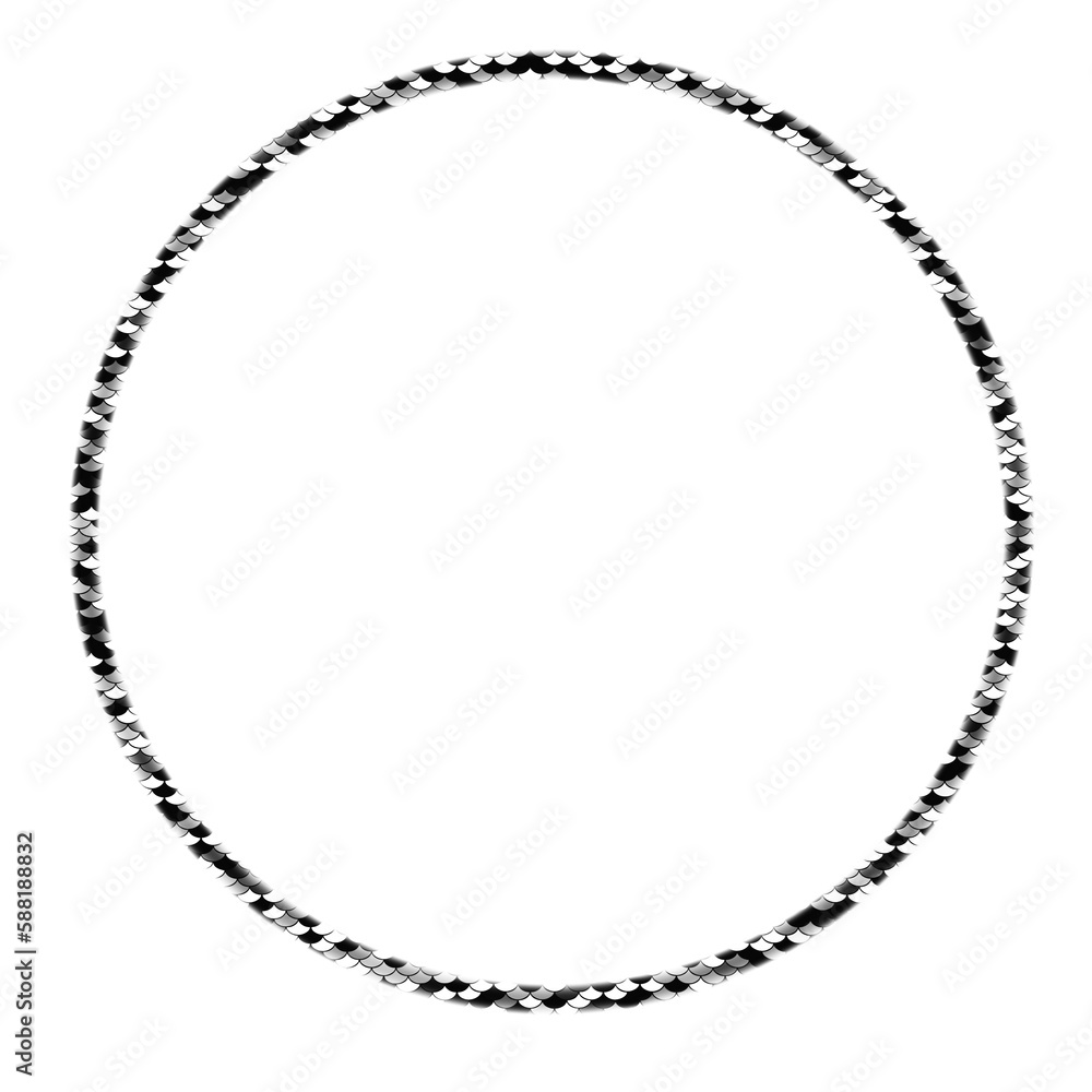 Black circle frame. Black circle frame.