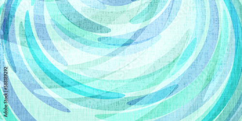 和紙　青　和柄　背景