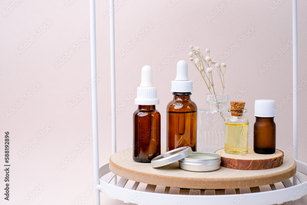 the set of natural aromatherapy beauty product. alternative medicine and eco friendly packaging concept. the set of natural aromatherapy beauty product. alternative medicine and eco friendly packaging concept.