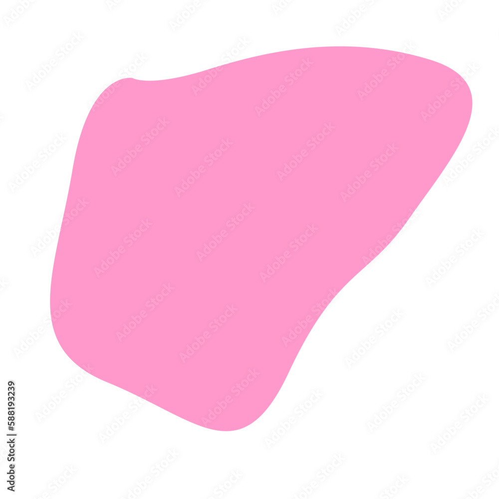 Pink Blob Aesthetic Shape Pink Blob Aesthetic Shape