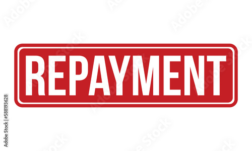 Repayment Rubber Stamp Seal Vector