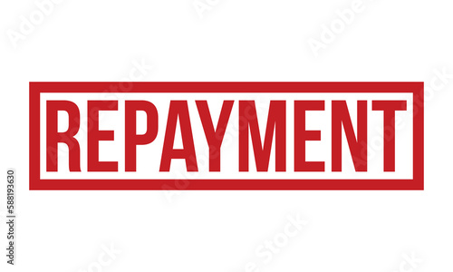 Repayment Rubber Stamp Seal Vector