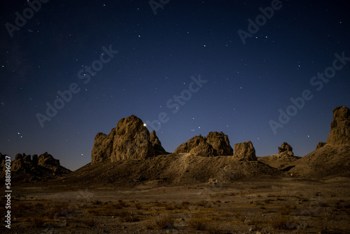 Sunset at the Trona Pinnacles