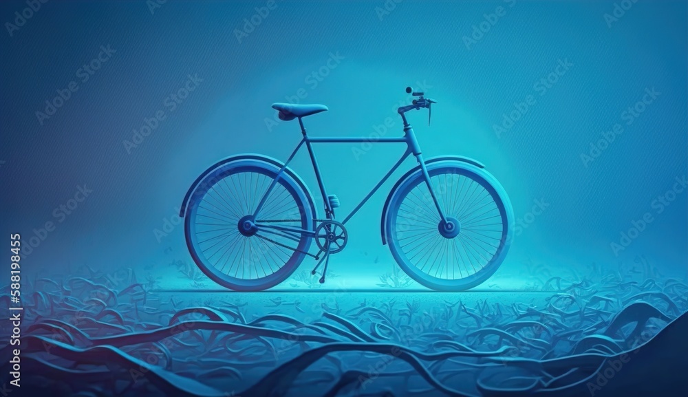 Fototapeta premium World Bicycle Day. Go Green Save Environment.