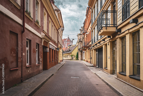 Vilnius, Lithuania - Historical Old Town streets