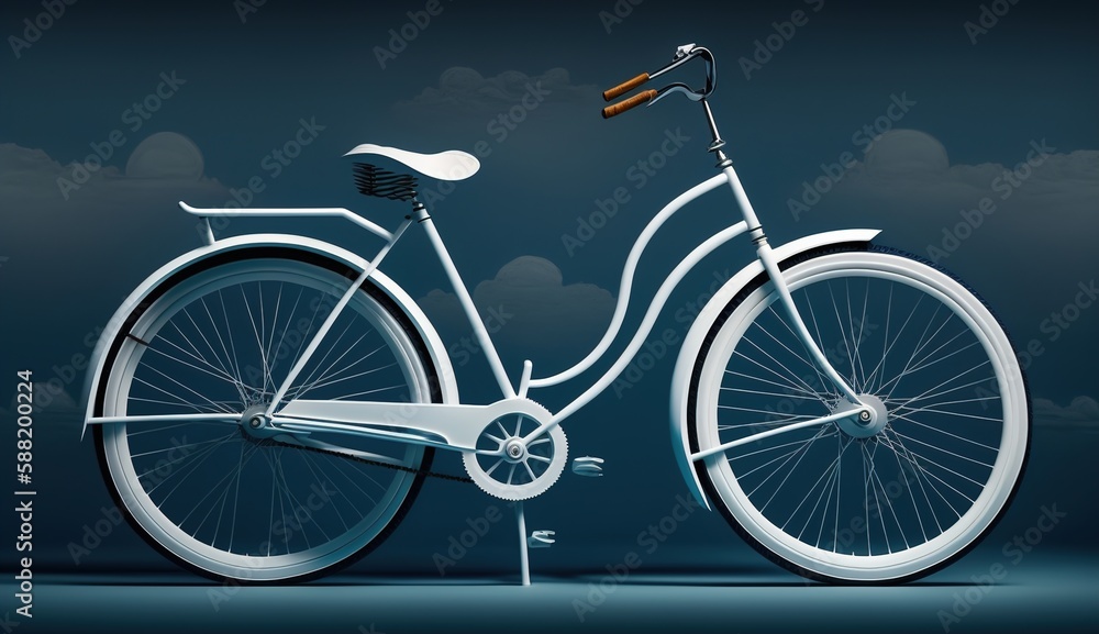 Fototapeta premium World Bicycle Day. Go Green Save Environment.