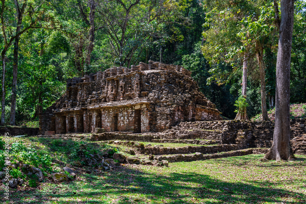 Structure 19 or the Labyrinth, Maya ruin of Yaxchilan, Chiapas, Mexico. Structure 19 or the Labyrinth, Maya ruin of Yaxchilan, Chiapas, Mexico.