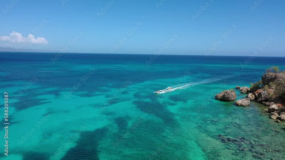 Aerial view of people sailing over the blue waters, Perfect for summer travel video 4k Aerial view of people sailing over the blue waters, Perfect for summer travel video 4k
