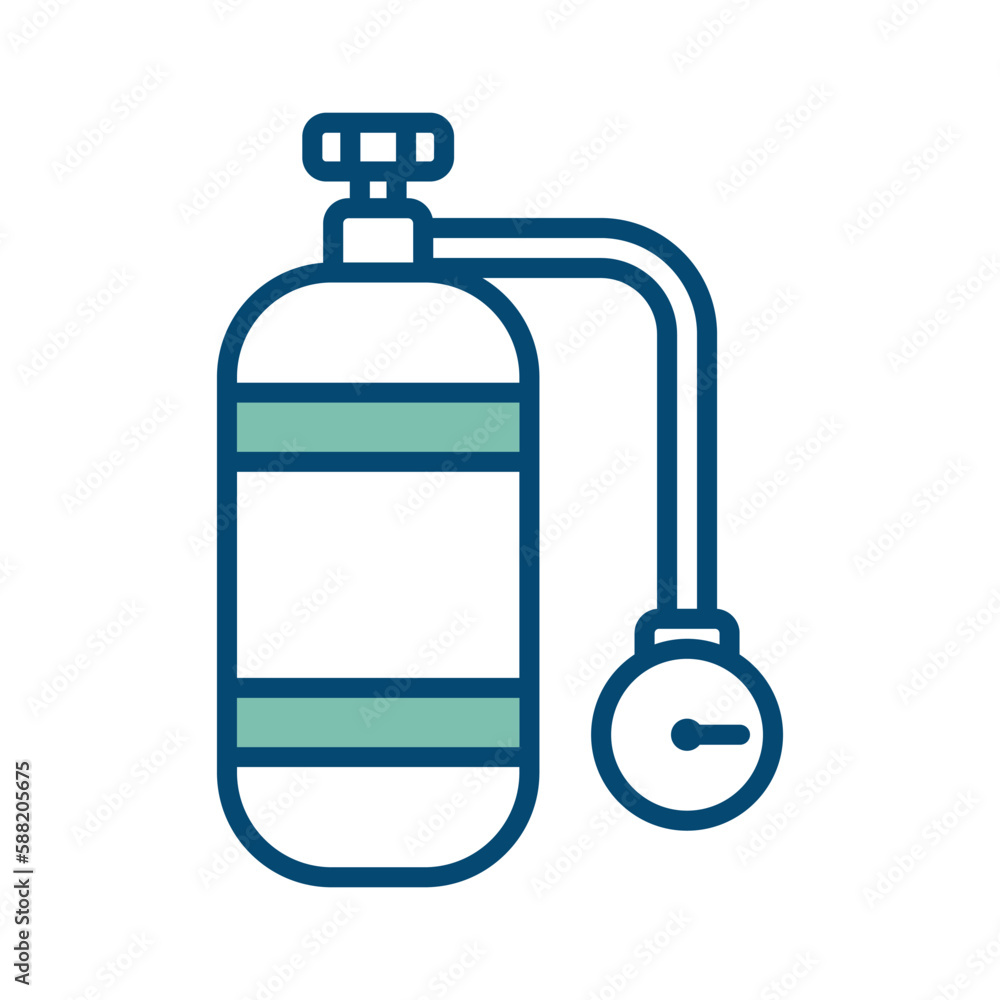 air tank icon vector design template in white background air tank icon vector design template in white background