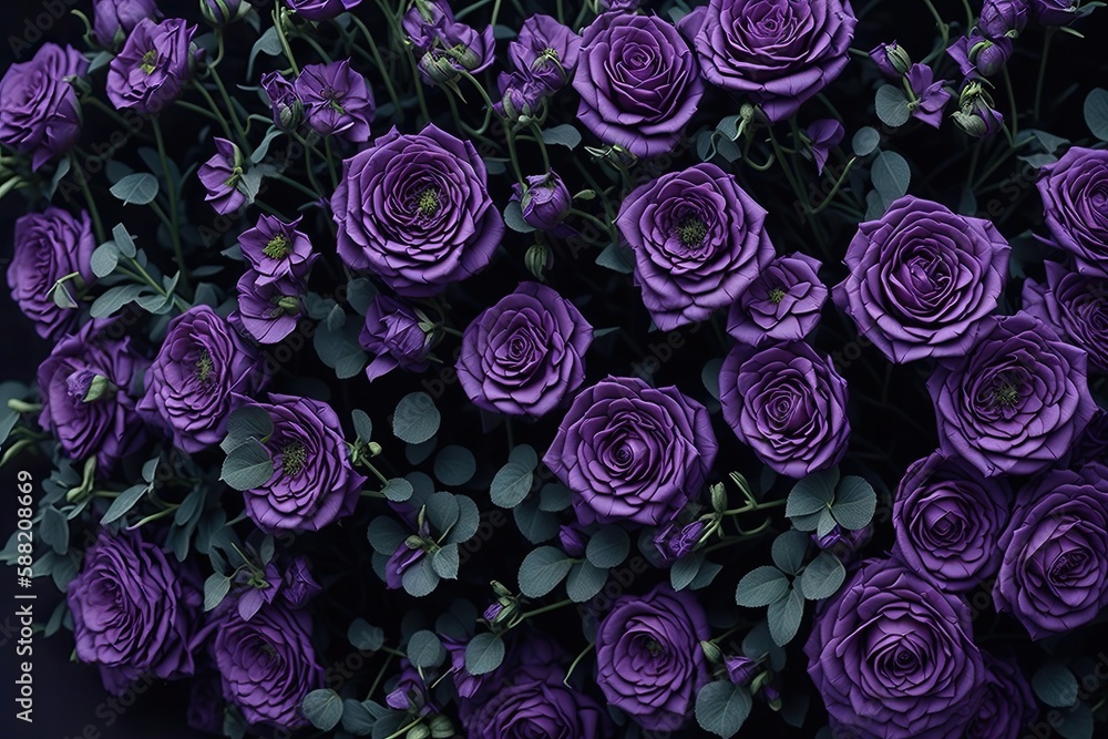 bouquet of pink roses ai generative bouquet of pink roses ai generative