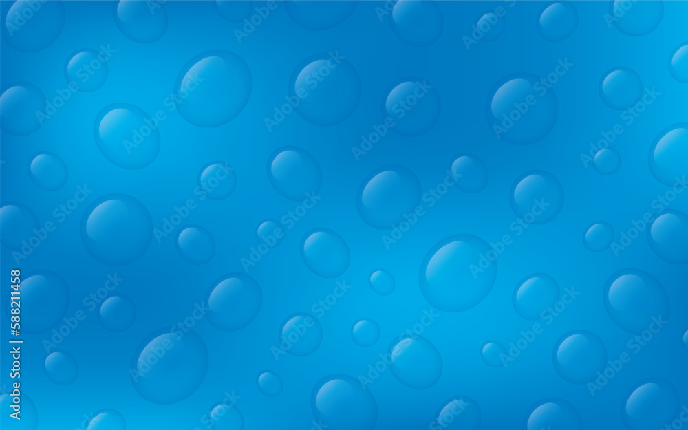 Water Drops Background  Vector
