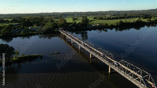 Wallpaper Mural Aerials views over Taree, the Manning River and the Martin Bridge, New South Wales, Australia Torontodigital.ca