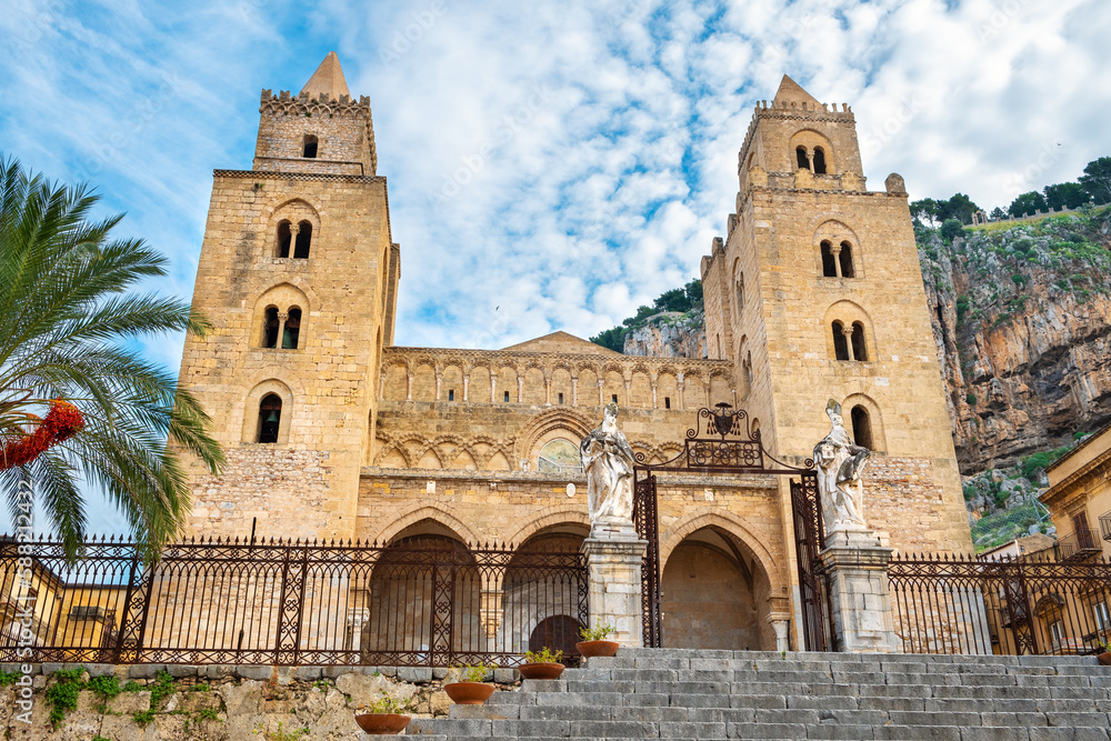 Cefalu Cathedral. Cefalu, Sicily, Italy