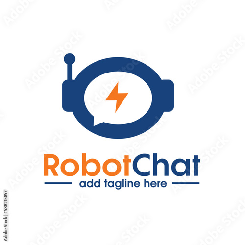 bubble talk Chat with robot head