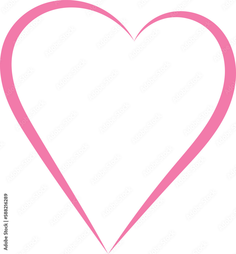 Hand drawn heart. Handdrawn marker heart isolated on white background. Vector illustration for graphic design Hand drawn heart. Handdrawn marker heart isolated on white background. Vector illustration for graphic design