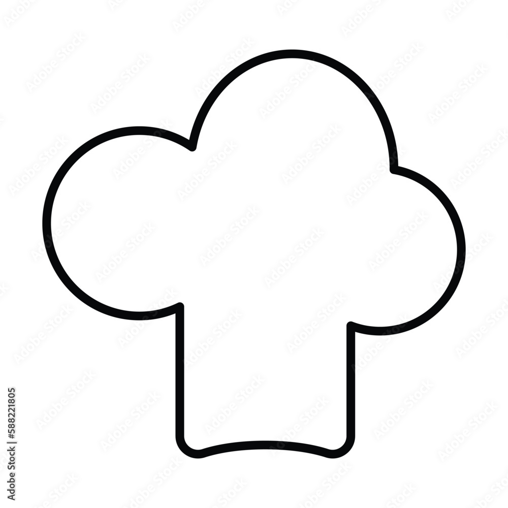 chef hat icon, chef vector, hat illustration chef hat icon, chef vector, hat illustration