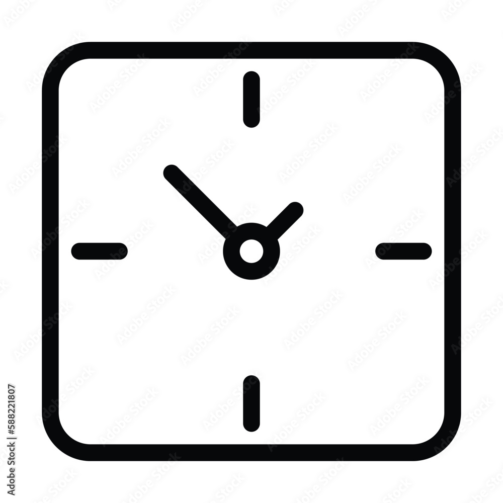 clock flat icon, clock vector, time illustration clock flat icon, clock vector, time illustration