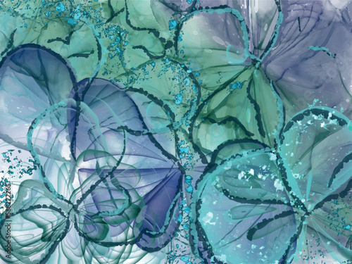  alcohol ink background