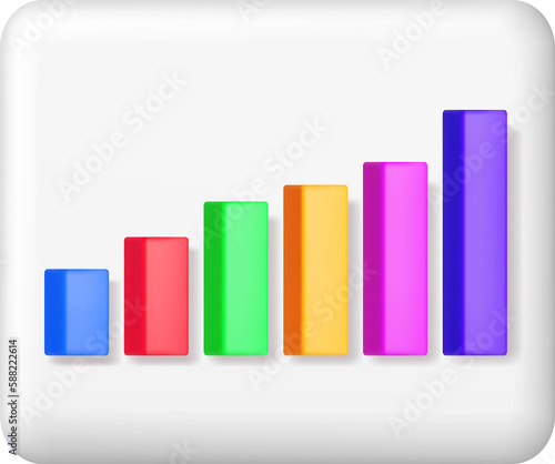Free Download 3D Growth Stock Diagram - GFXLoad