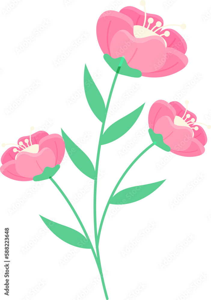 Fototapeta premium Flower Illustration